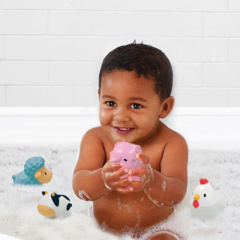 Squirtin Farmyard Friends Bath Toys for Kids - Fun Animal Water Play Set for Toddlers & Babies - Perfect for Bathtime, Pool, and Outdoor Water Activities