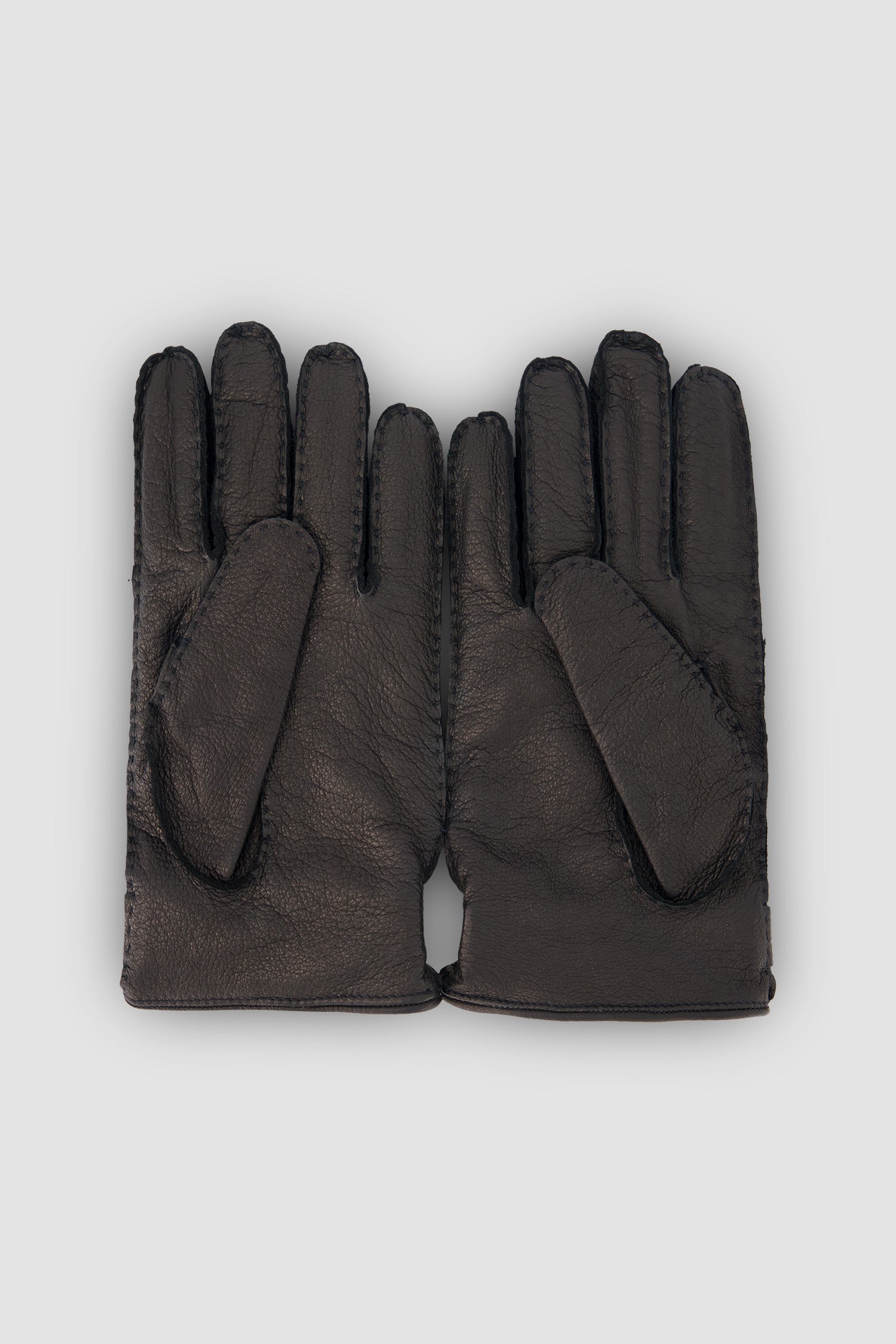 Premium Kiton Brown Leather Gloves for Men - Soft & Durable Winter Gloves - Perfect for Driving, Outdoor Activities & Cold Weather Protection