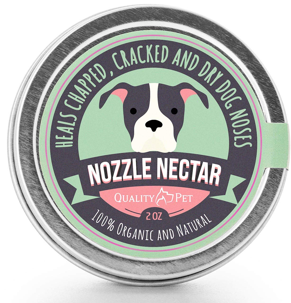 Organic Dog Nose Balm - 100% Natural Healing Cream for Dry, Chapped & Rough Dog Noses - Moisturizing Treatment to Repair & Protect - Perfect for Outdoor Adventures & Winter Care