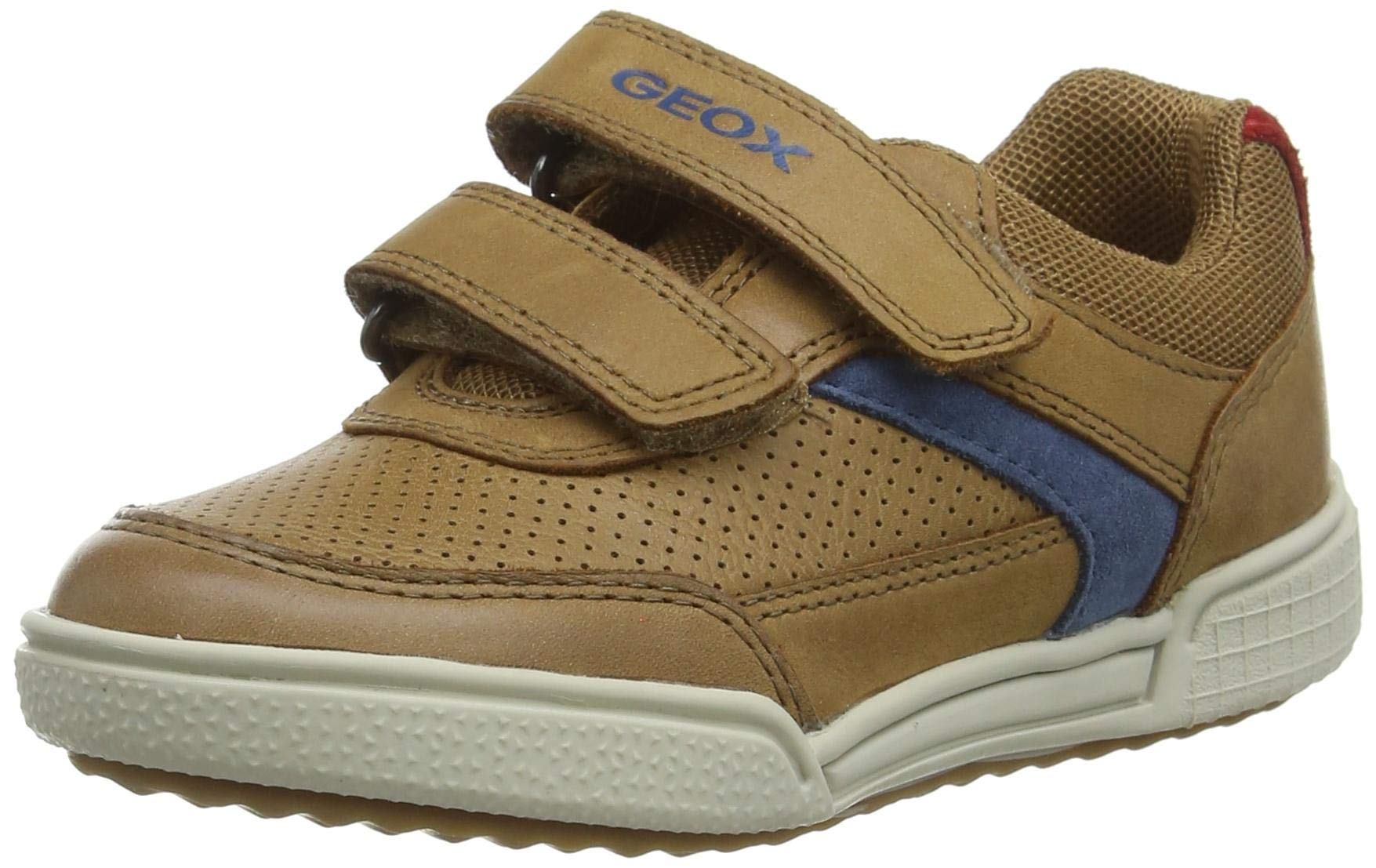 Geox Boys' Poseido 9 Sneakers for Kids - Breathable & Lightweight School Shoes for Little & Big Boys | Perfect for Playground, School & Everyday Wear