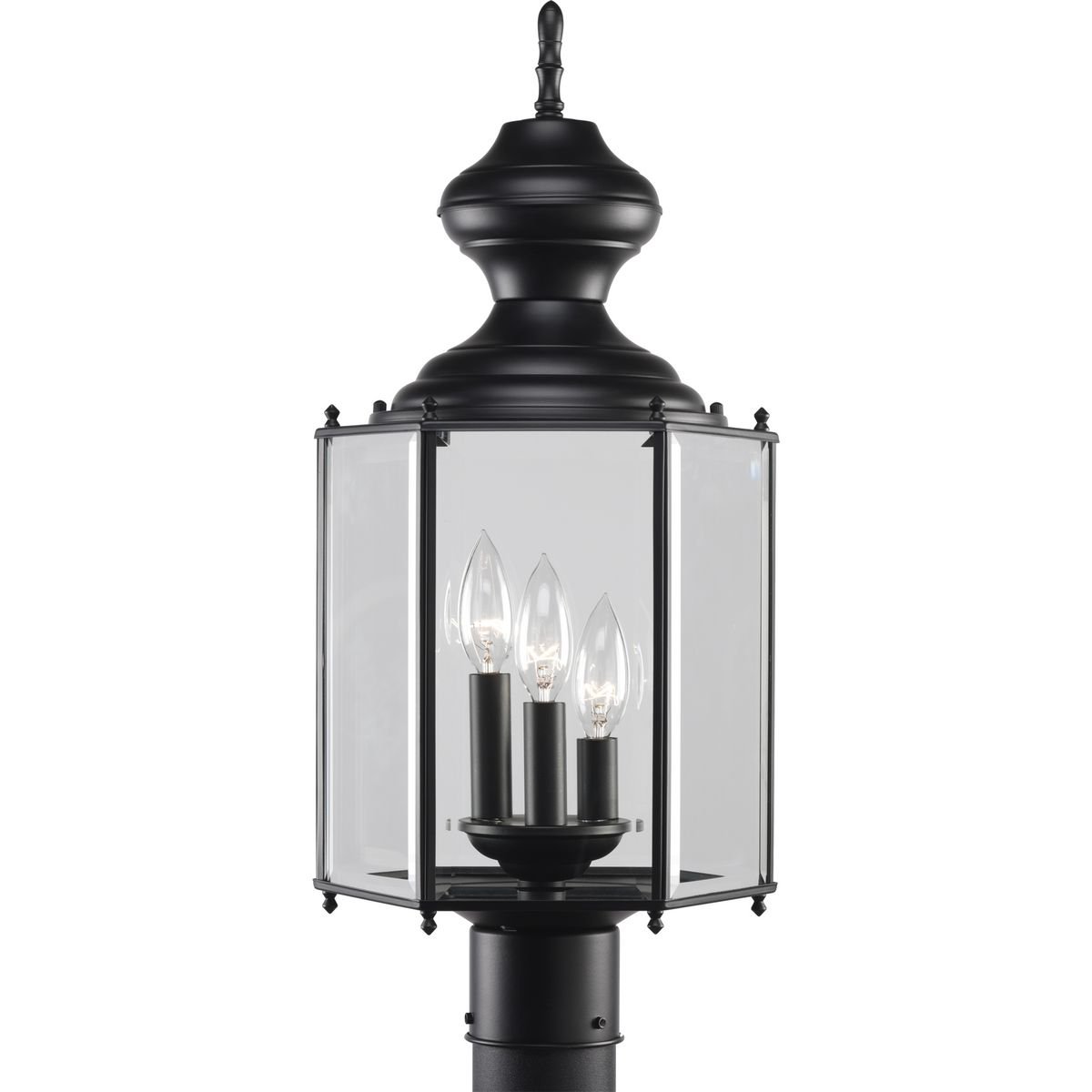 Progress Lighting P5432-31 BrassGUARD Outdoor Wall Lantern - Black Weatherproof Exterior Light Fixture for Porch, Patio & Entryway Lighting