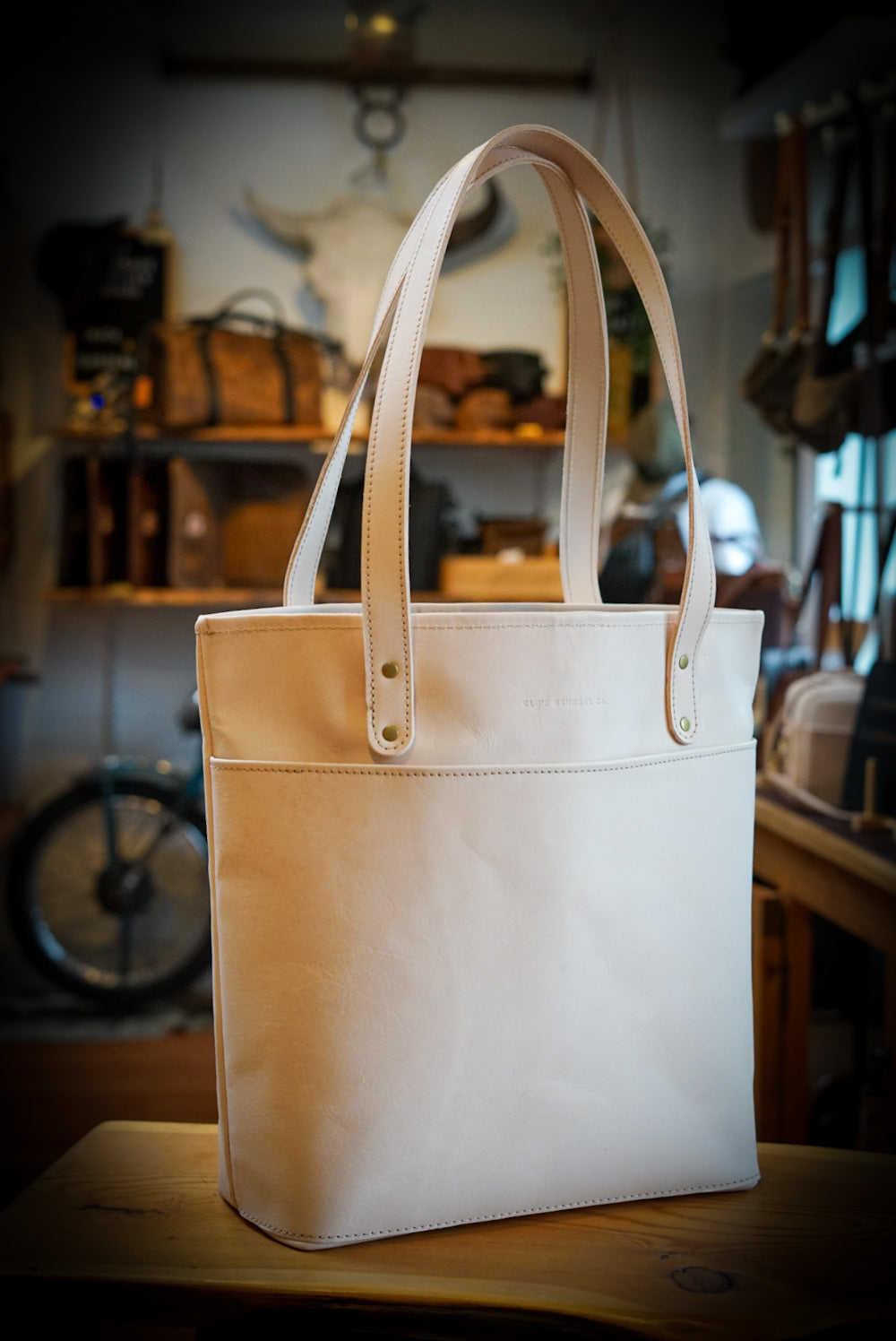 Premium Vegan Leather Tote Bag - Natural Vegetable Tanned Eco-Friendly Handbag for Women - Perfect for Work, Shopping & Travel Accessories
