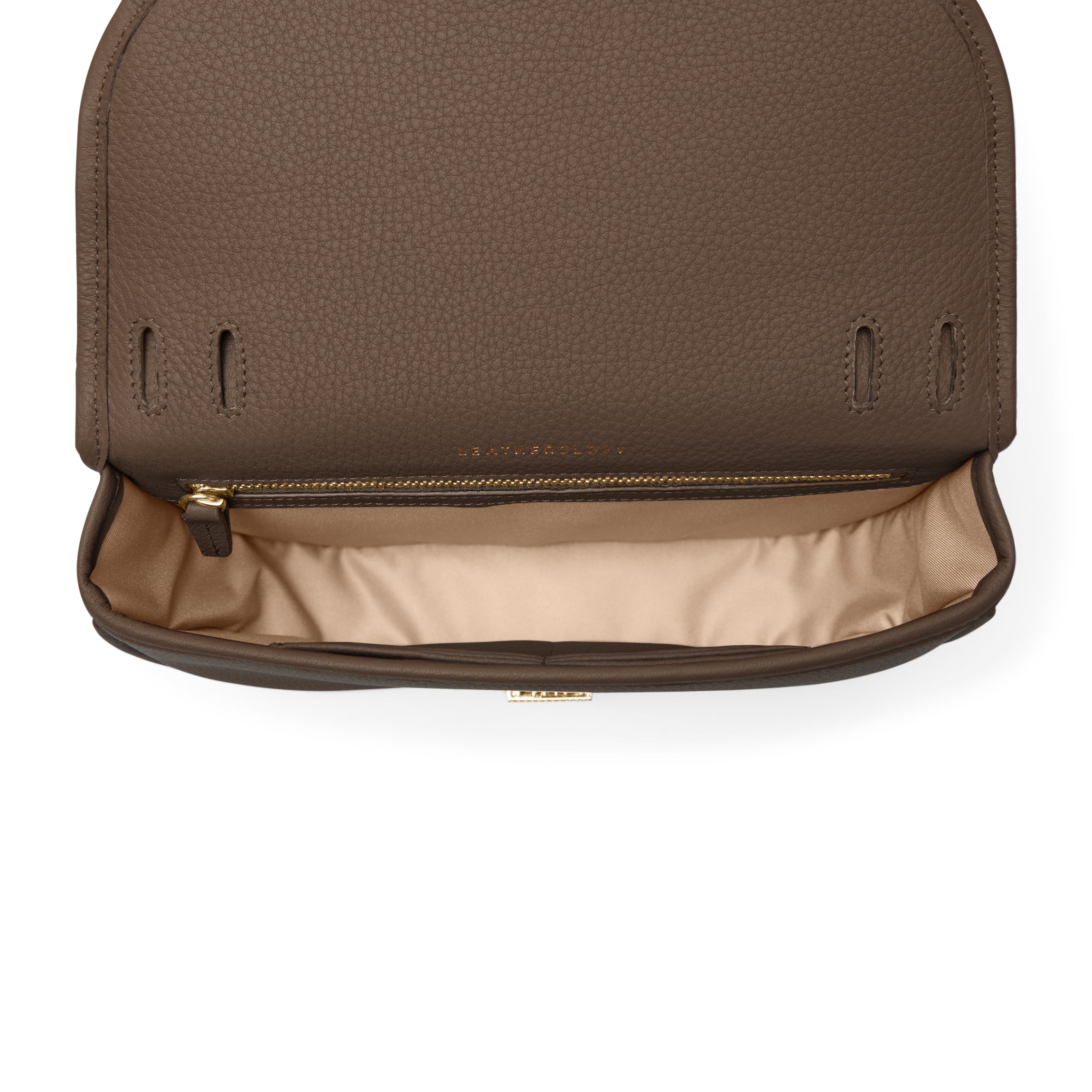 Katy Small Saddle Crossbody Bag in Cocoa Brown - Stylish Leather Purse for Women, Perfect for Everyday Use, Travel & Date Nights