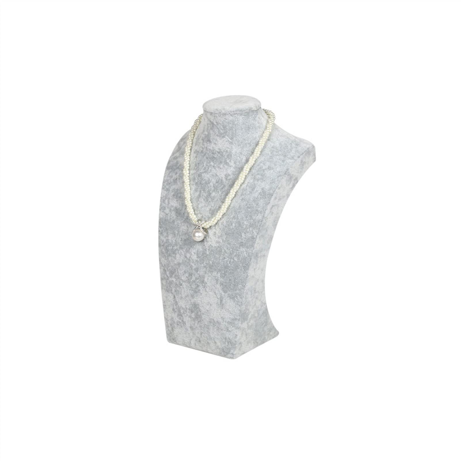 Jewelry Display Stand - Necklace Bust Holder Organizer with Chain Storage, Home Organization Accessories for Necklace Rack (H20cm) - Perfect for Boutique, Jewelry Store & Home Decor Display