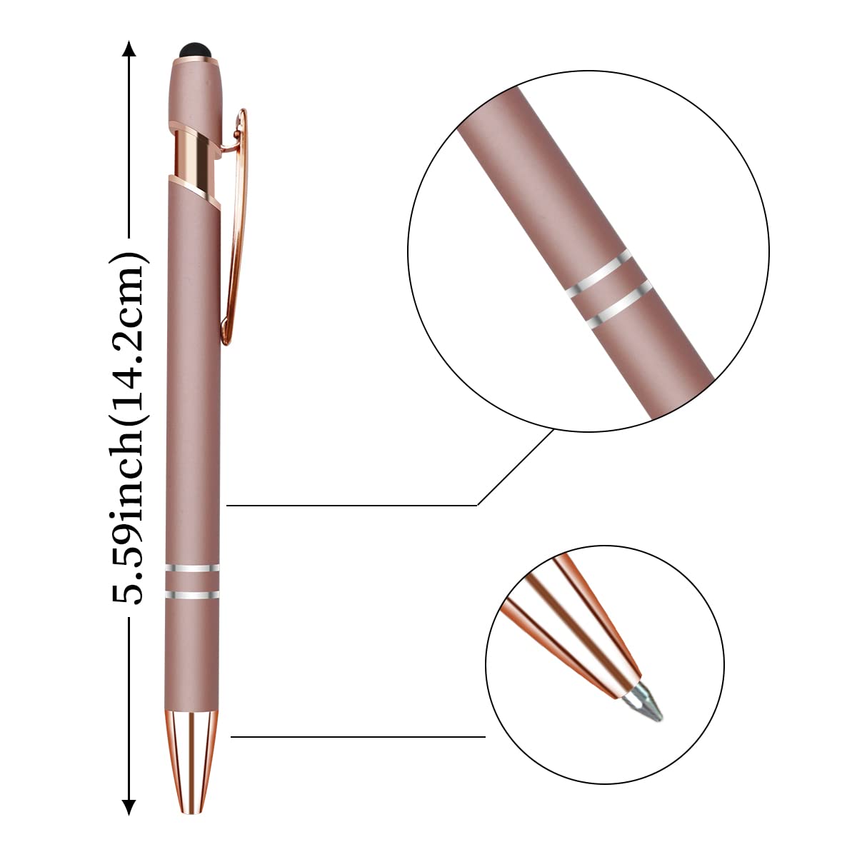200Pcs Custom Personalized Pens with Name Text - Premium Ballpoint Pens for Women & Men - Free Engraving - Perfect for Business, Graduation, Wedding & Baby Shower Gifts - Ideal for Office Use, School Supplies & Corporate Events