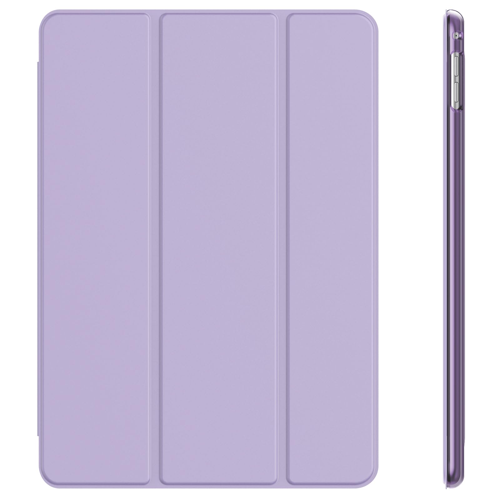 JETech iPad Air 2 Case with Auto Wake/Sleep Smart Cover - Light Purple Protective Shell for iPad Air 2 (Not Compatible with 1st Gen iPad Air) - Perfect for Work, Study & Travel Protection
