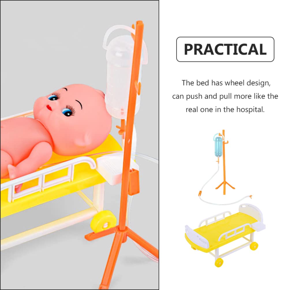 Mini Doctor Role Play Toys Set - Dollhouse Infusion Bottle & Pretend Play Accessories for Kids | Perfect for Imaginative Play & Educational Fun