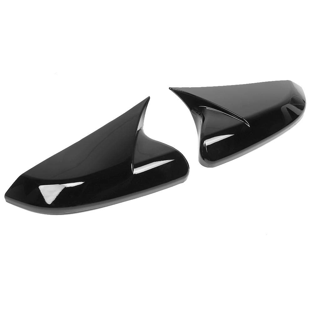 Rearview Mirror Cover for 1th 216-22 - Glossy Black Car Side Door Wing Mirror Add-on Shell | Perfect for Protection & Style Enhancement on Sedans, SUVs, and Trucks