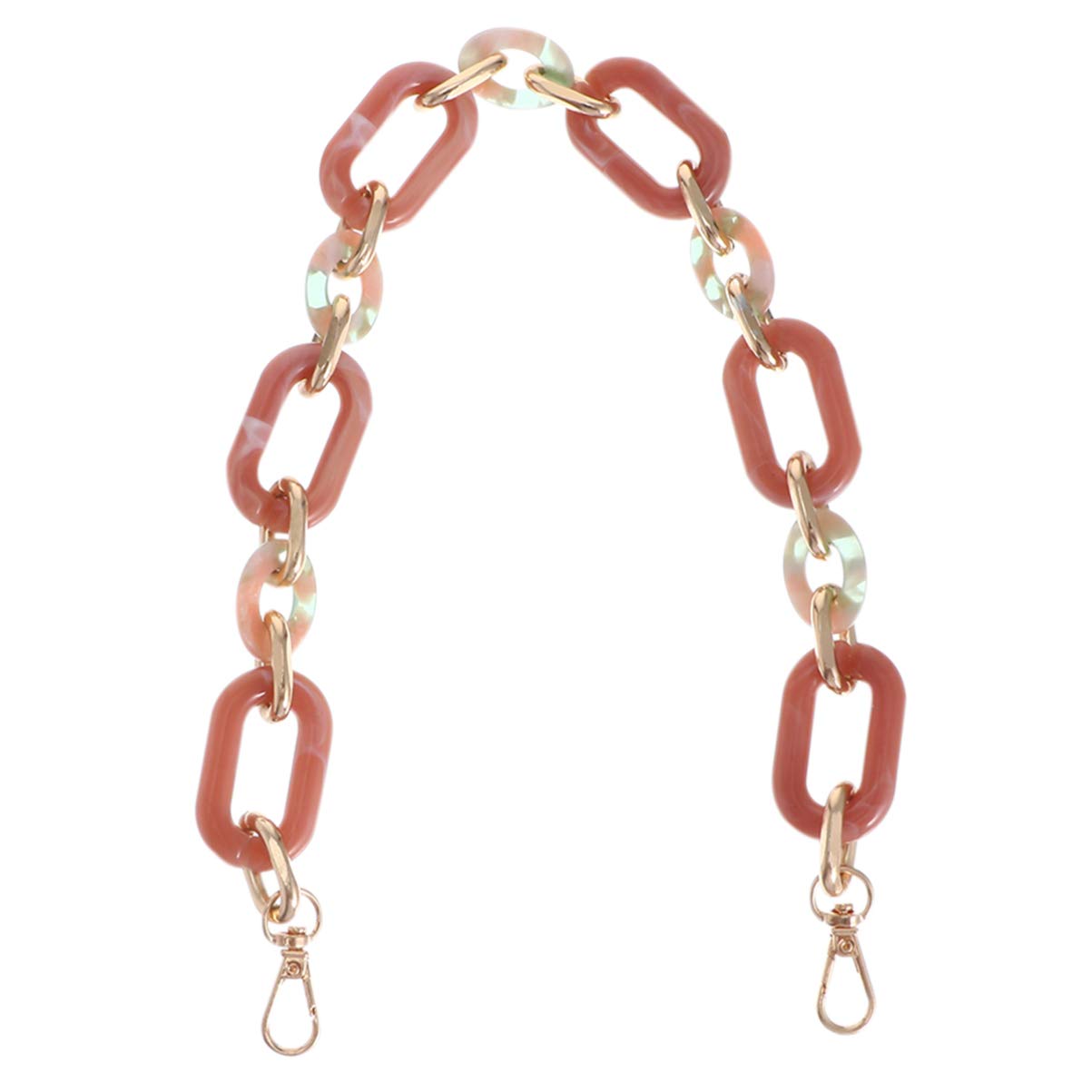 BESTOYARD Acrylic Resin Handbag Chain Strap - Replacement Purse Accessory with Charms for Women's Bags | Perfect for Evening Parties, Weddings & Daily Use