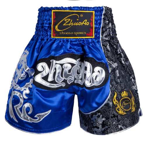 Breathable Fight Shorts for Men & Women - Lightweight Kickboxing & MMA Training Shorts - Perfect for Boxing, Muay Thai & Gym Workouts