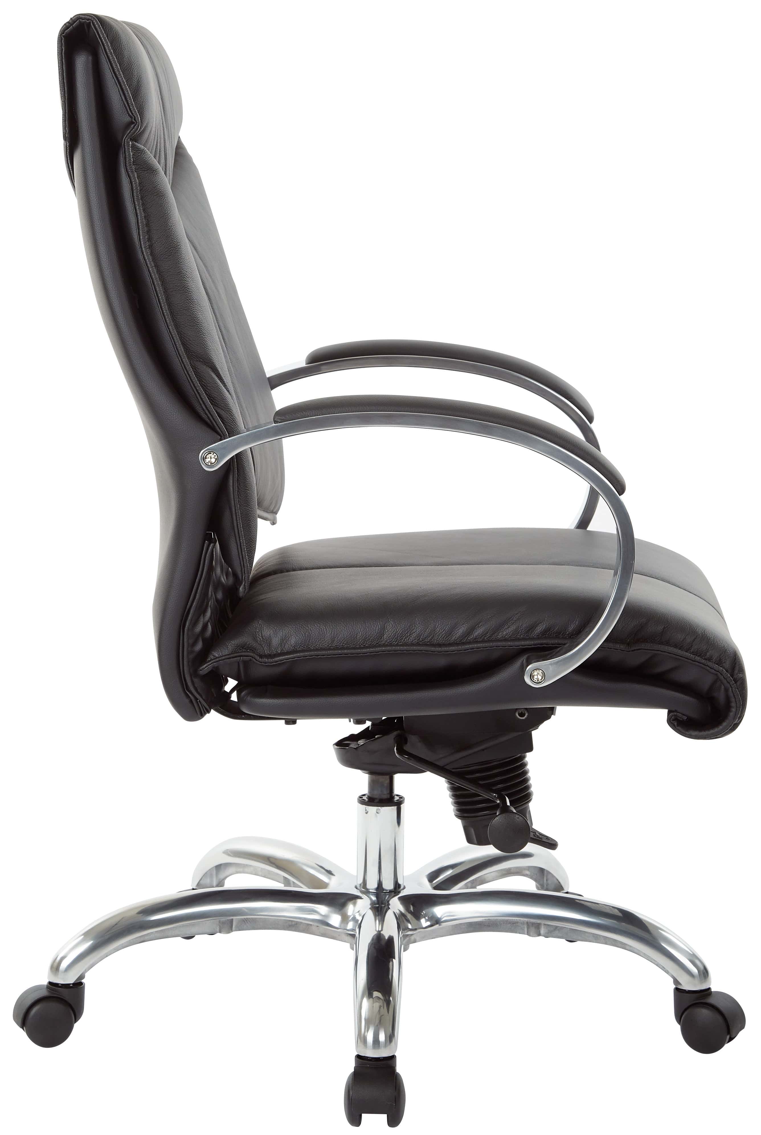 Premium Pro Line II Deluxe Executive Mid Back Office Chair [8201] - Ergonomic Support for Long Work Hours, Home & Office Use