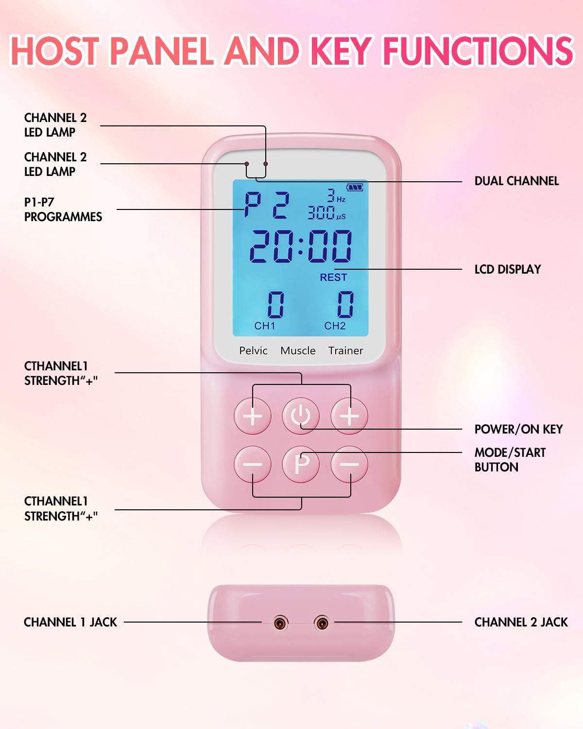 **Automatic Kegel Exerciser for Women – Pelvic Floor Muscle Trainer with Probe, Incontinence Treatment & Bladder Control Device – Postpartum Recovery & Fitness Enhancer**    *(Use Cases: Post-pregnancy recovery, urinary incontinence relief, pelvic floor strengthening, fitness training, and improved intimate wellness.)*