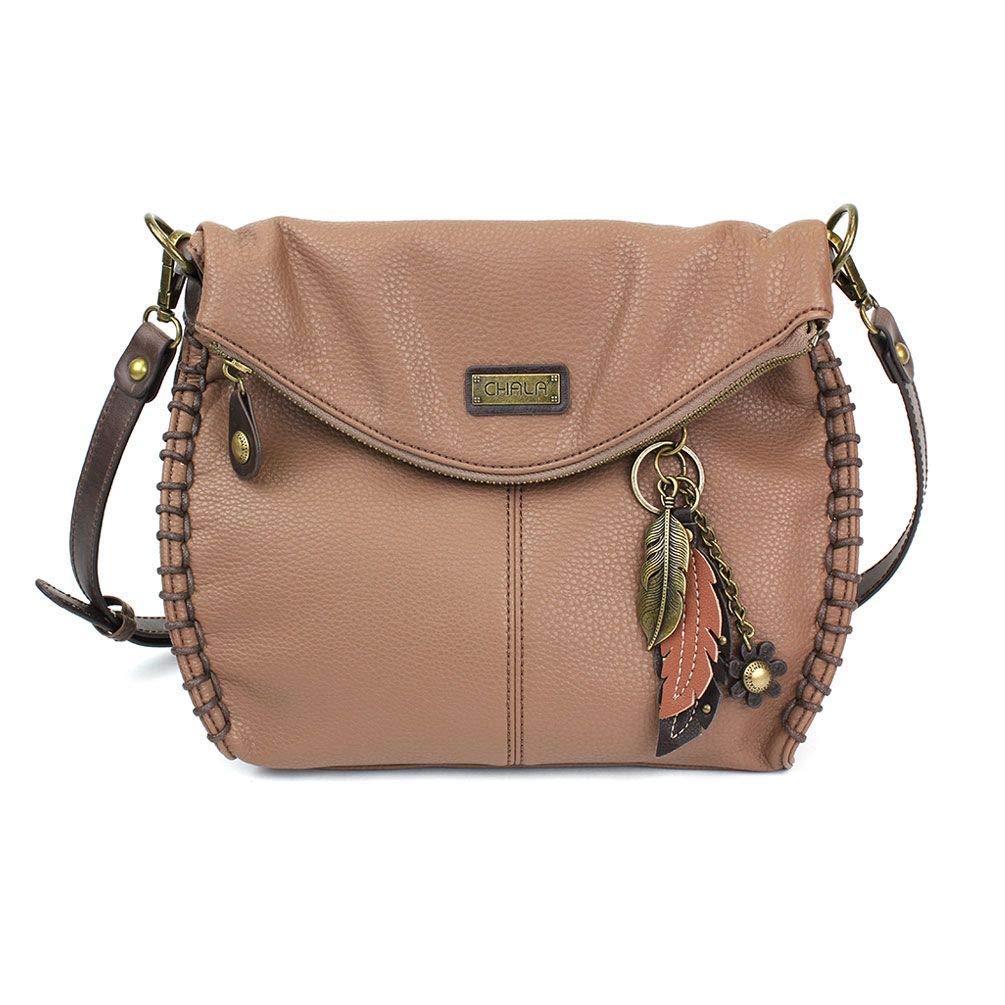 Stylish Brown Crossbody Bag for Women - Flap Top with Zipper Closure - Perfect for Everyday Use, Travel & Shopping