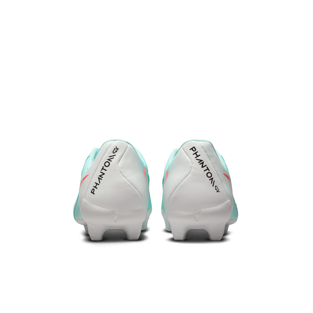 Nike Phantom GX 2 Academy FG/MG Soccer Cleats for Men - Mint/Atomic Red/Black - Firm Ground & Artificial Grass Football Shoes for Training & Matches