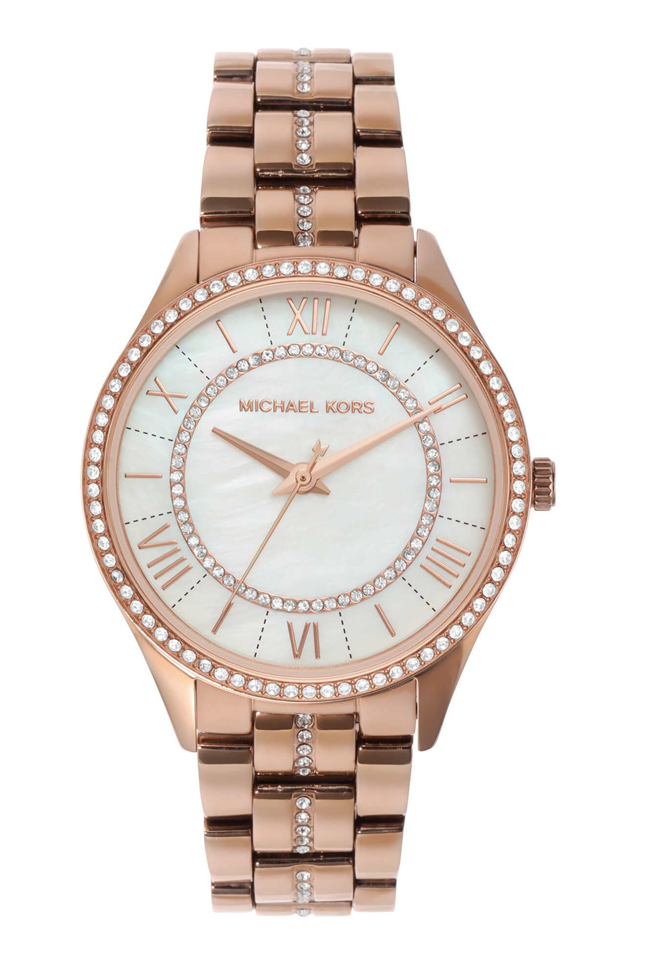 Michael Kors Lauryn Women's Stainless Steel Bracelet Watch - Elegant Fashion Watch for Women | Perfect for Office, Parties & Everyday Wear