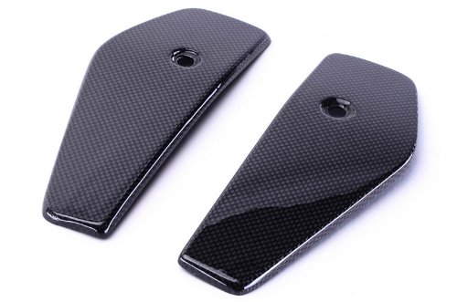 Bestem CBKT-D6912-SPN Black Carbon Fiber Side Panels for KTM DUKE 690 2012 - Motorcycle Body Protection & Style Upgrade for Street Riding & Custom Builds