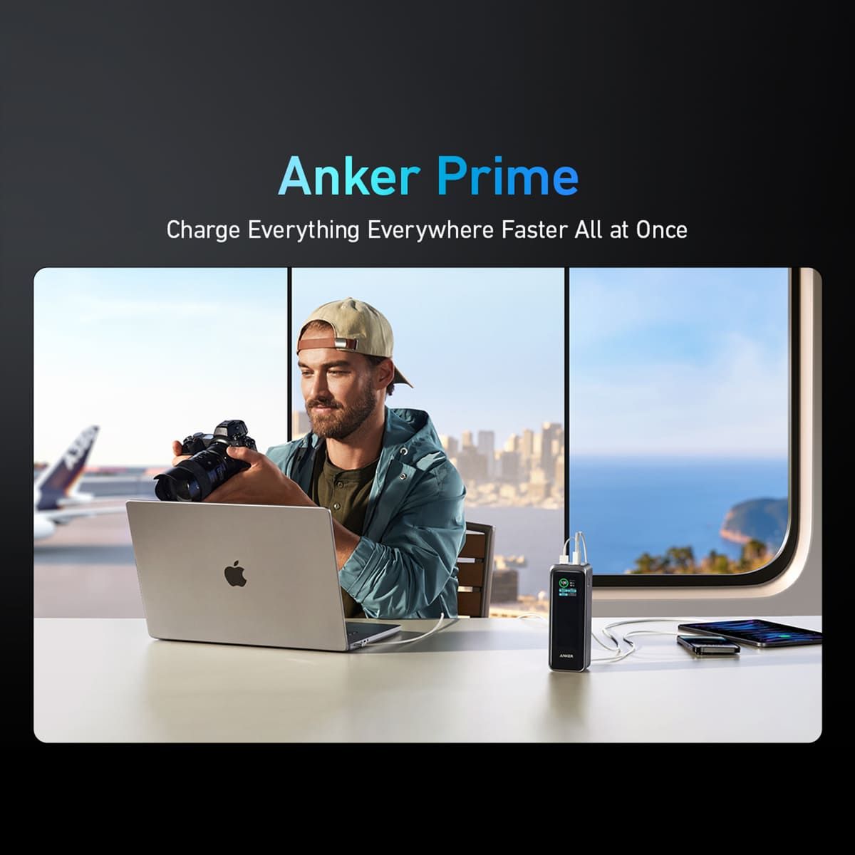 Anker Prime 27K 250W PD 3.1 Power Bank - Portable Charger for iPhone 15, MacBook, Galaxy S23 | Fast Charging External Battery for Travel, Camping & Emergency Backup