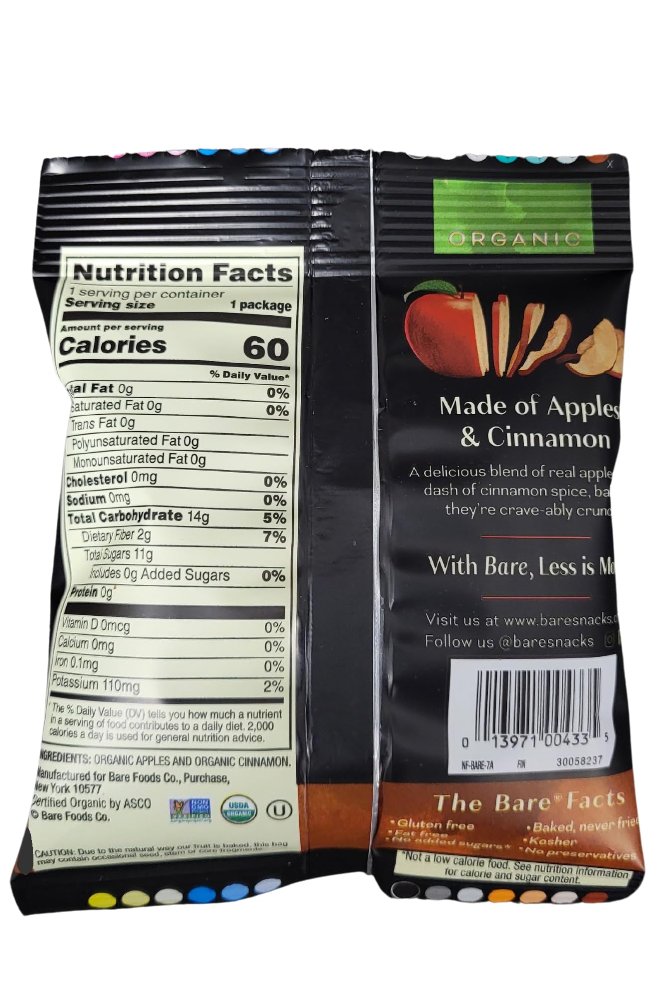 Organic Apple Snacks Variety Pack - Crispy Reds & Cinnamon Flavored Healthy Dried Fruits for Kids & Adults | Perfect for Lunch Boxes, Road Trips, Christmas Gifts & Holiday Treats | 8 Count (0.53 oz each) in ComboCreations Box | Great for School Snacks, Office Breaks & Travel Nutrition