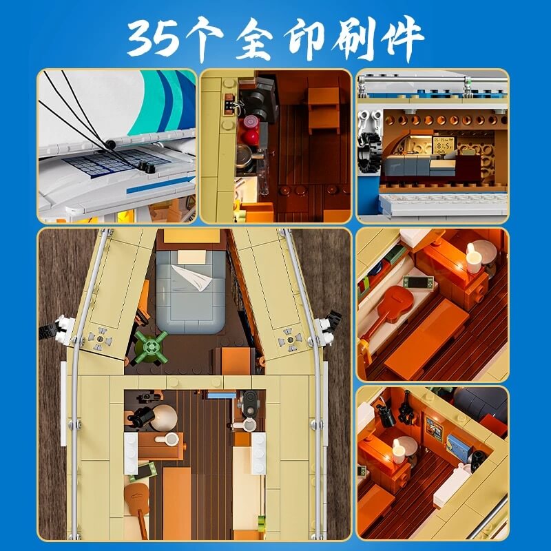 Funwhole F9074 DIY Wooden Sailboat Model Kit - Premium Collectible Ship Building Set for Adults & Teens | Home Decor, Gift Idea, Relaxing Hobby Project