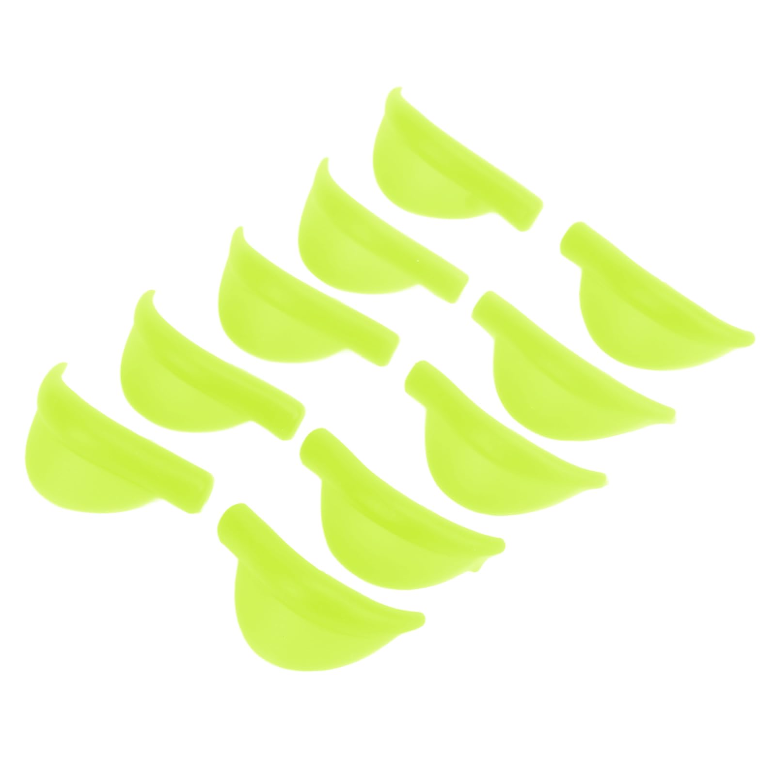 Professional Soft Silicone Lash Lift Rods - 5 Sizes (5 Pairs) for Perfect Eyelash Perming & Lifting - Salon-Grade Eyelash Curling Tools (Green) - Ideal for Lash Extensions, Home Use & Professional Beauty Salons