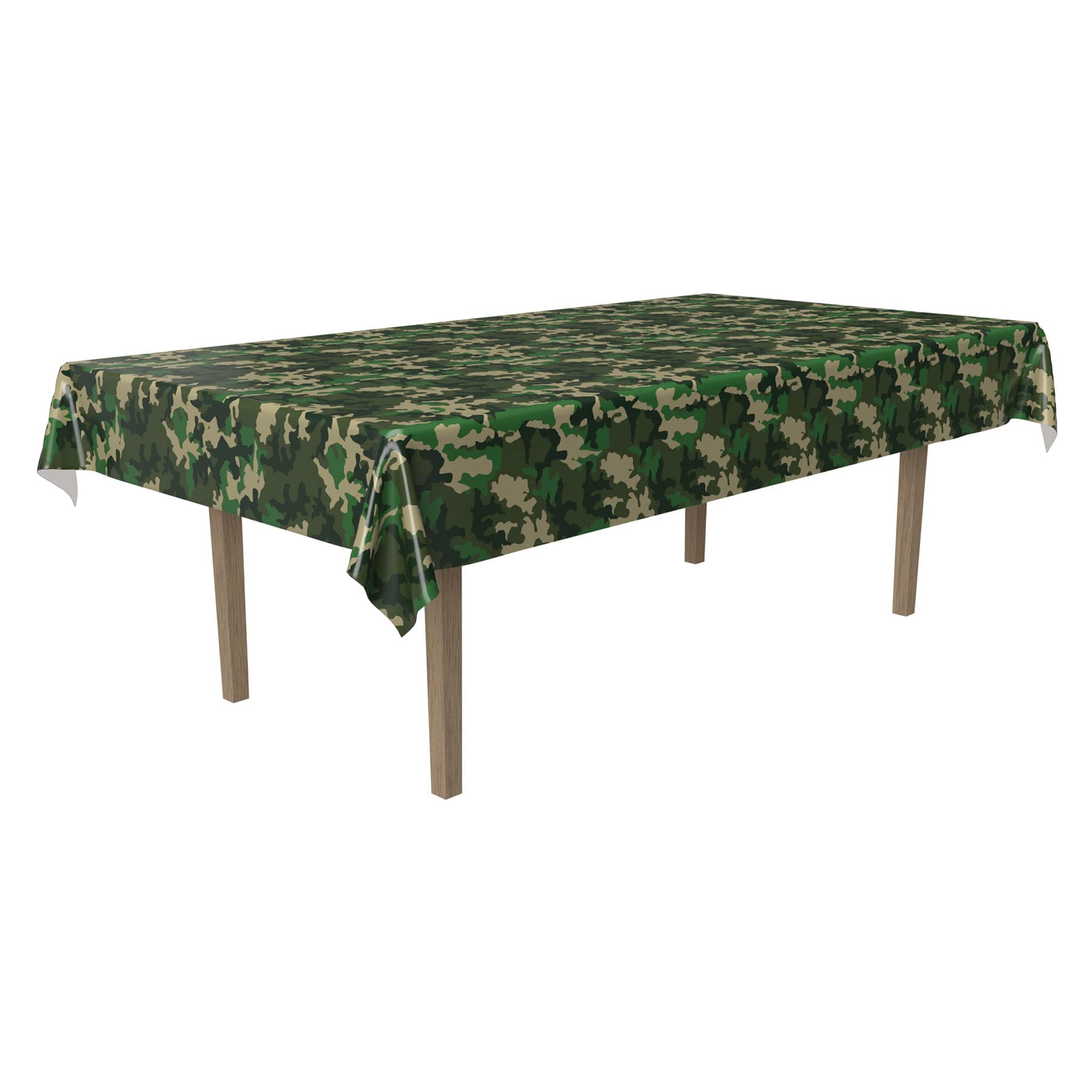Beistle Plastic Camo Table Cover 54