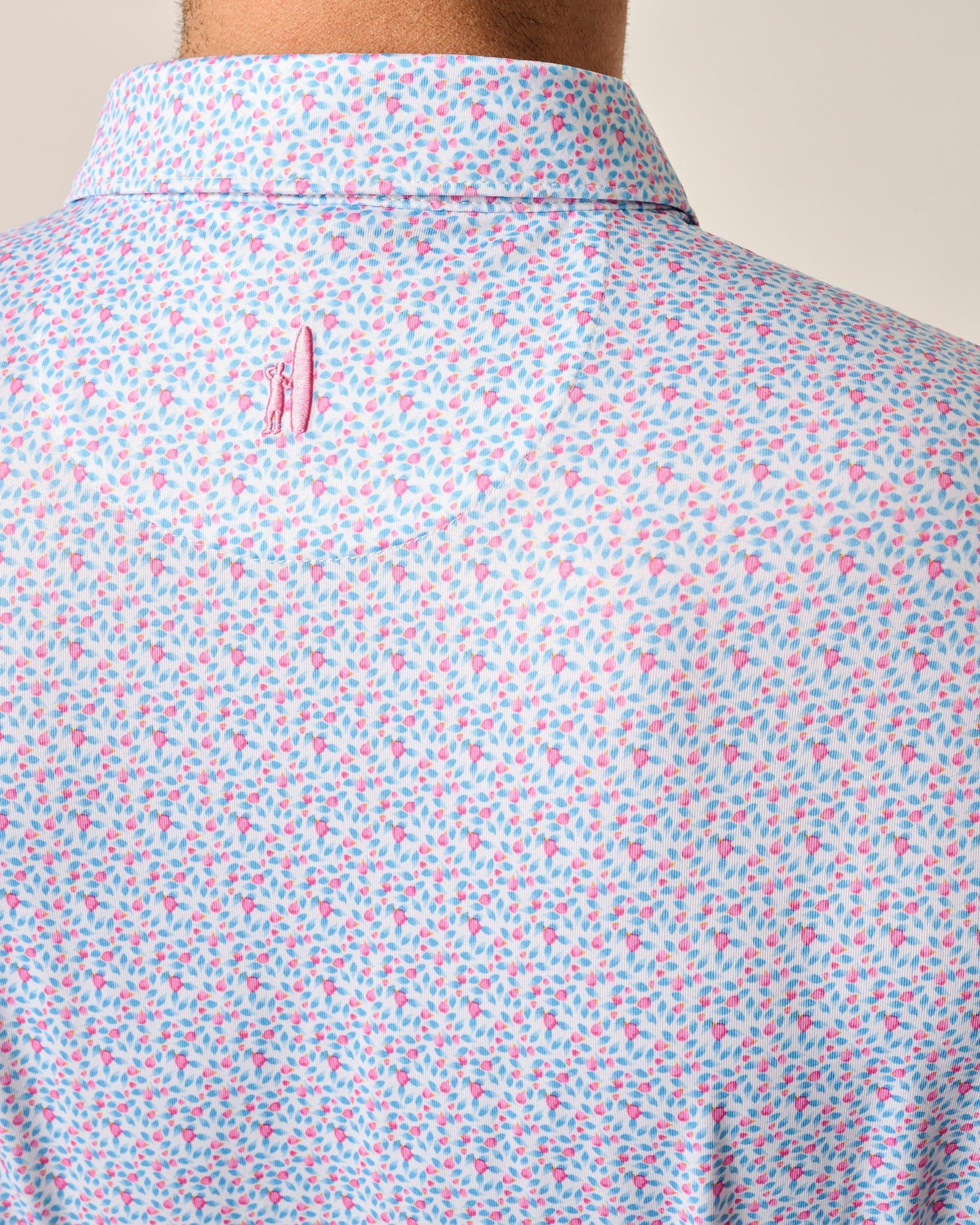 Johnnie O Springwood Prep Performance Polo Shirt for Men - Breathable & Moisture-Wicking Golf & Casual Wear - Cabo Collection