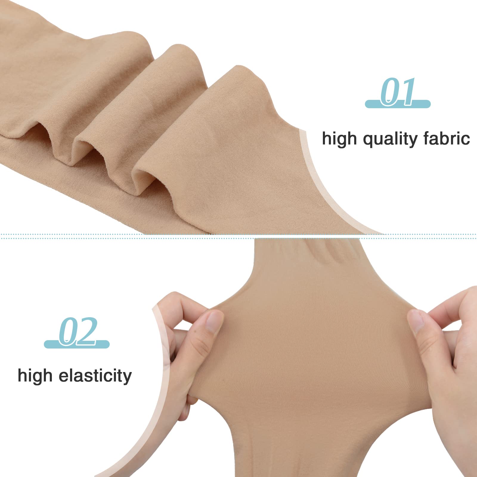 American Trends Ballet Tights for Girls - Nude Kids Dance Stockings | Soft School Uniform Tights for Ballet, Dance Class & Everyday Wear