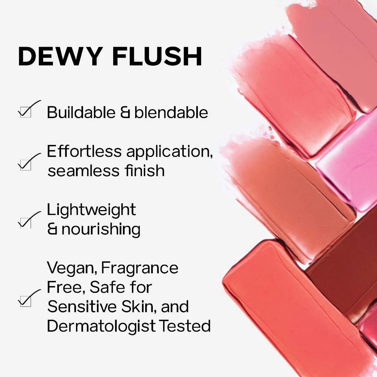 Saie Dew Blush - Blendable Liquid Blush for Cheeks | Natural Flush with Buildable Coverage | Multiple Shades Available | Perfect for Everyday Wear & Special Occasions
