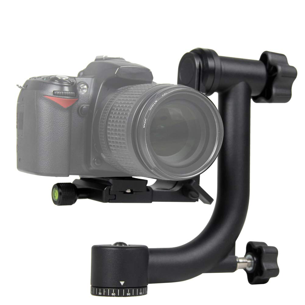 360° Rotating Camera Cantilever Head - Adjustable for Bird Watching, Wildlife Photography & Outdoor Shooting | Durable & Lightweight for DSLR & Mirrorless Cameras | Perfect for Nature Enthusiasts & Professional Photographers