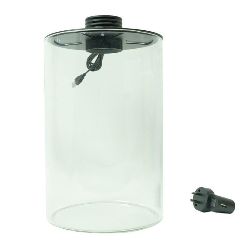 Bioscape Nano Moss Terrarium 150 Cylinder (4.1L) - Mini Glass Ecosystem for Home & Office Decor, Perfect for Desk, Shelf, or Gift
