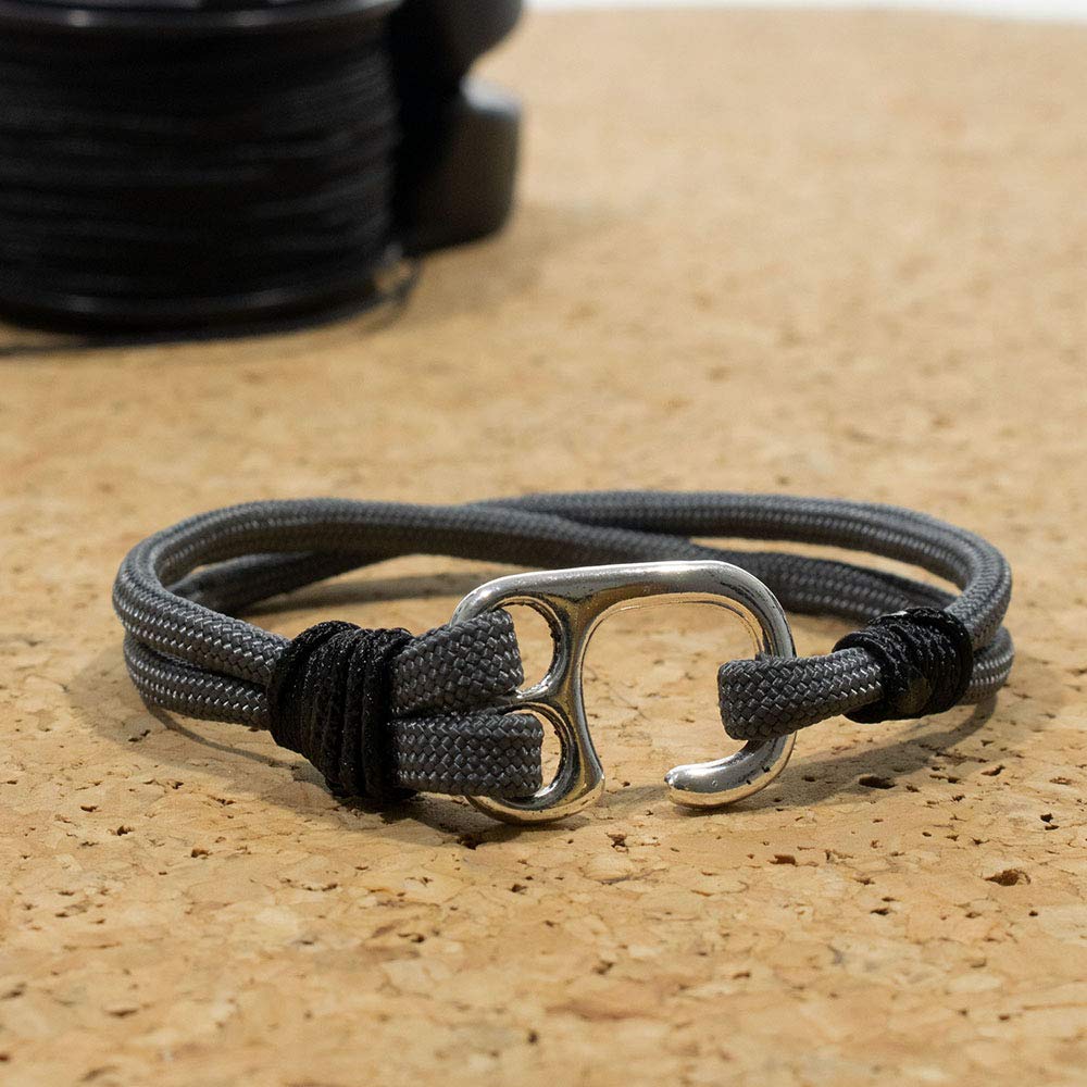 Paracord Planet 2-Hole Clasps - Silver Hook Buckles for Bracelets & Keychains (10 Pack) - DIY Jewelry Making & Outdoor Gear Accessories