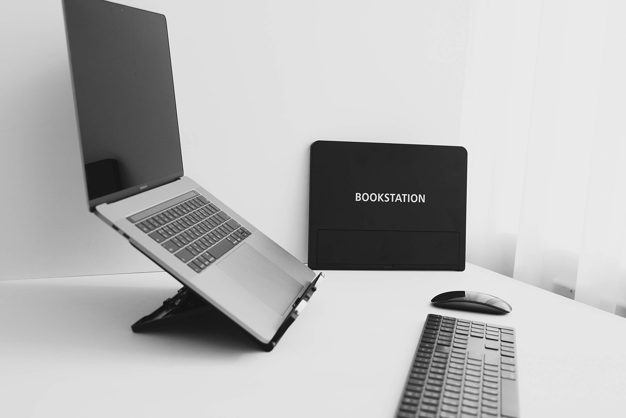Adjustable Book Stand Holder - White Desktop Reading Rack for Cookbooks, Textbooks & Tablets - Perfect for Kitchen, Office & Study Room