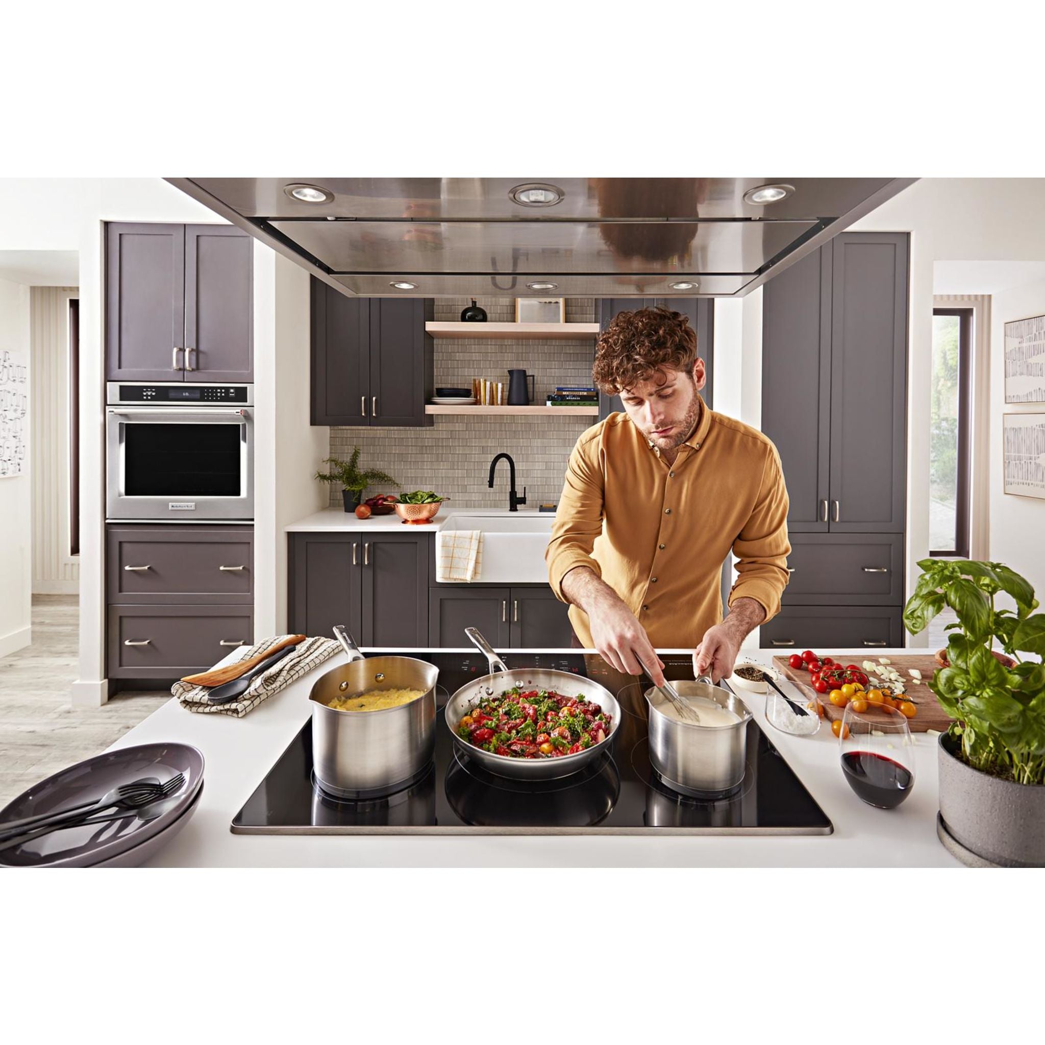 KitchenAid KCIG550JSS 30-Inch Stainless Steel Gas Cooktop - 5 Sealed Burners, Easy-Clean Surface for Modern Kitchens | Perfect for Home Cooking, Baking & Entertaining