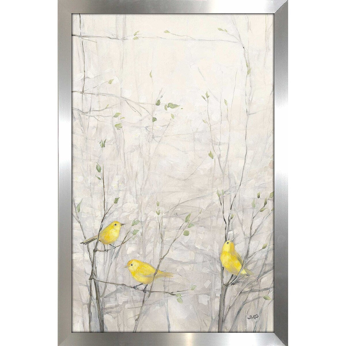 Birds in Trees I by Julia Purinton - Premium Acrylic Wall Art Print - Nature-Inspired Home Decor for Living Room, Bedroom & Office