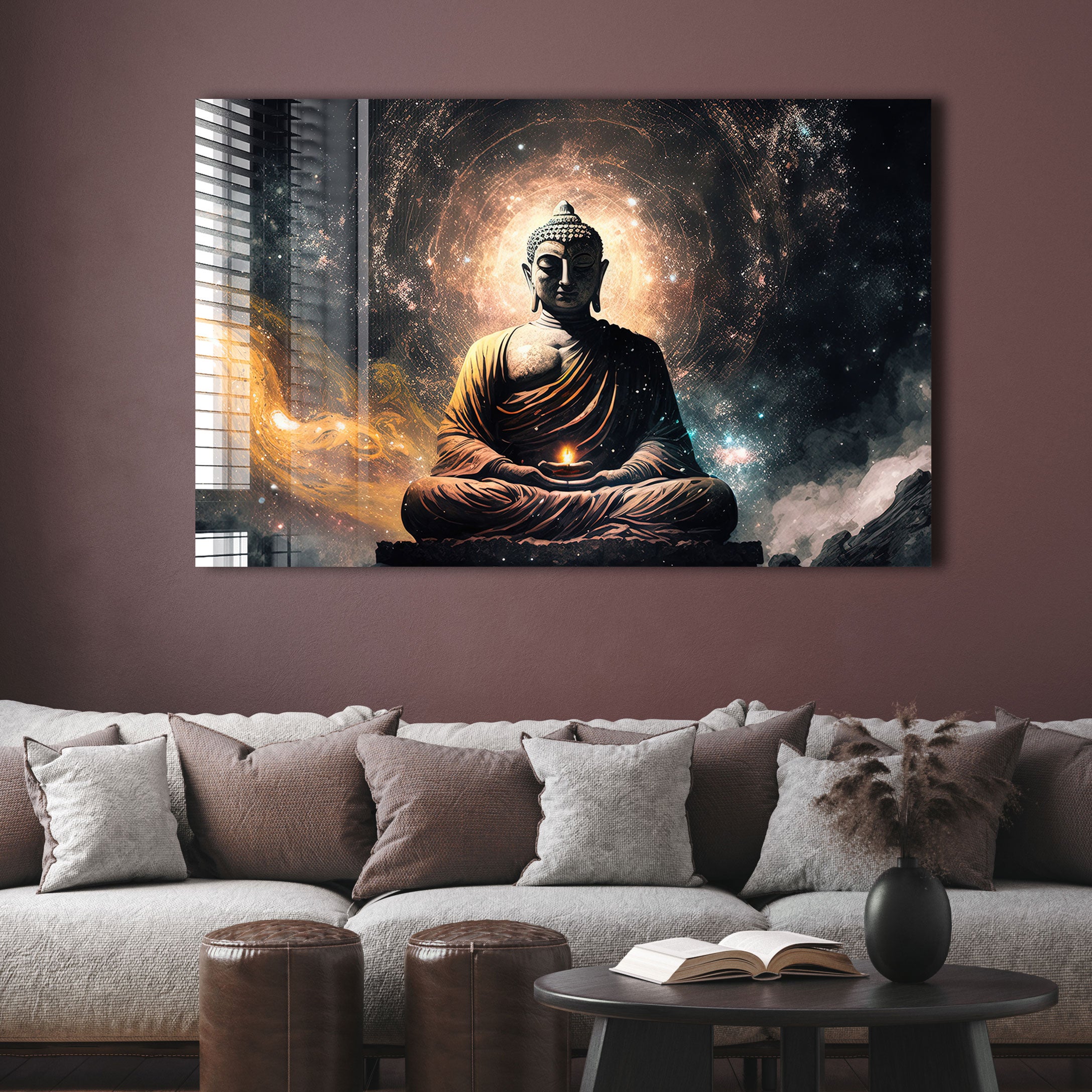 Buddha Enlightenment II Statue - Handcrafted Meditation Decor for Home, Office & Yoga Studio - Perfect for Zen Decor & Spiritual Gifts