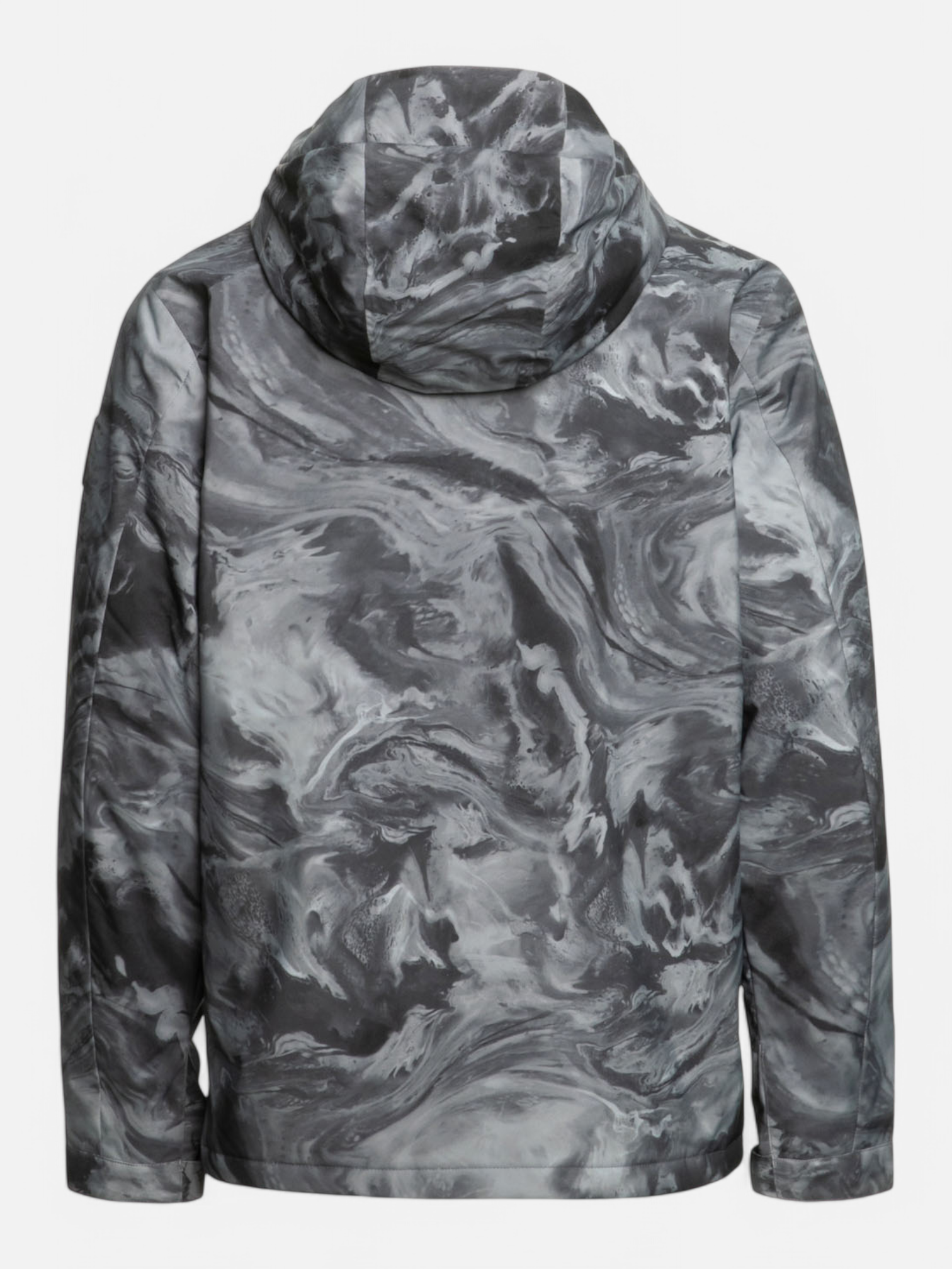 Quiksilver Snow Mission Printed Black Snow Jacket for Men & Women - Waterproof Winter Coat for Skiing, Snowboarding & Outdoor Adventures