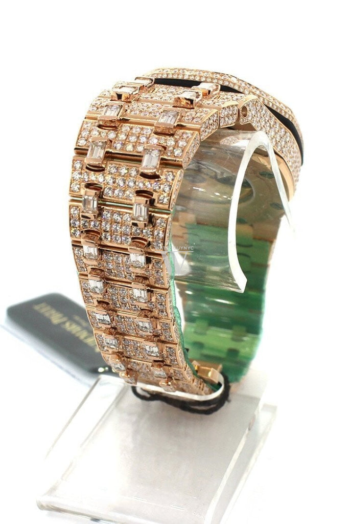 Audemars Piguet Royal Oak Offshore 42mm Chronograph Men's Luxury Watch - 26470OR.OO.1000OR.01 with Custom Diamonds | Perfect for Business Meetings, Special Occasions & Luxury Collectors