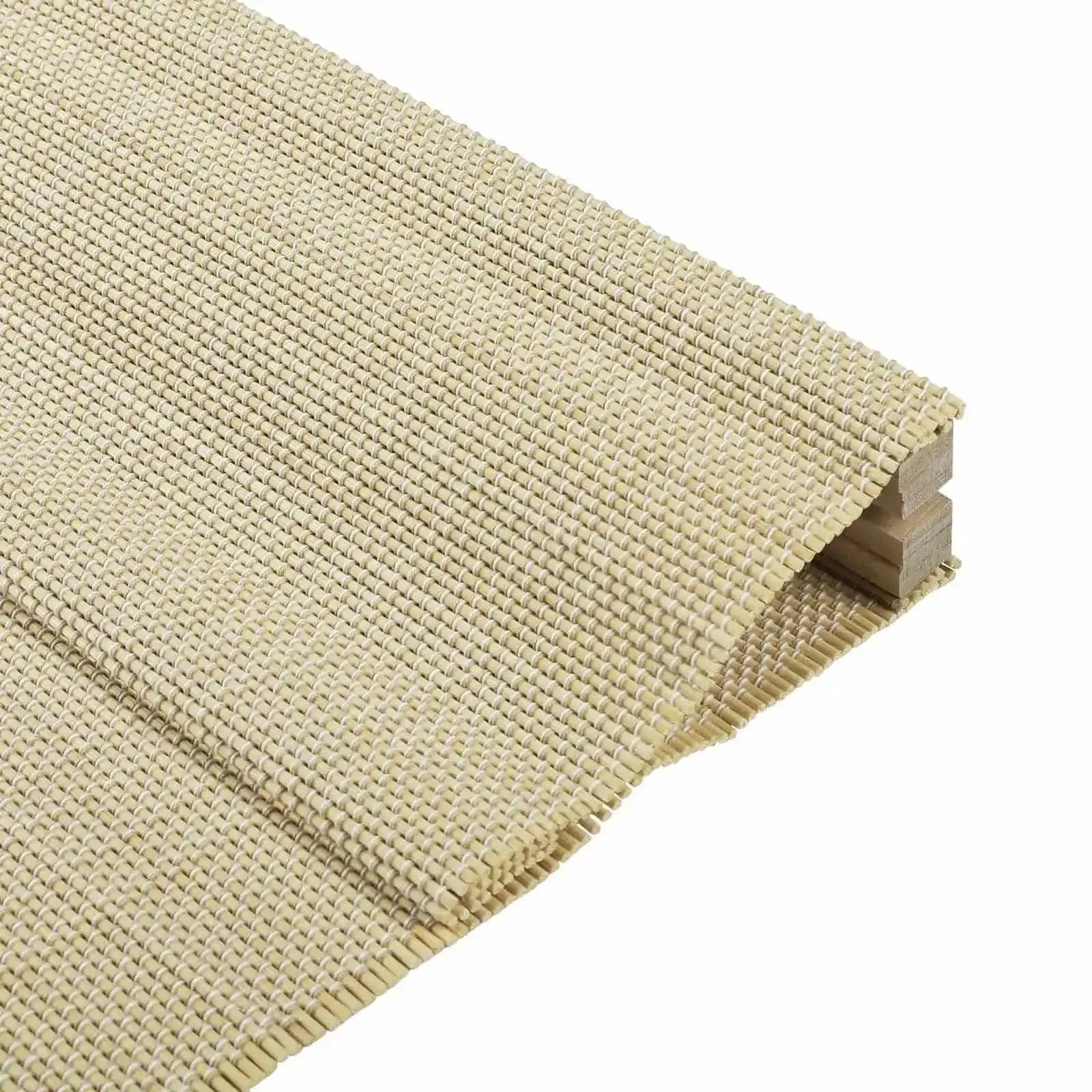 Rae Natural Bamboo Woven Shades Series S - Eco-Friendly Window Blinds for Home & Office - Perfect for Living Room, Bedroom, and Patio Privacy