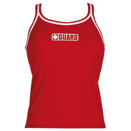 Dolfin Solid Tankini Top with Guard Logo - Women's Swimwear for Beach, Pool & Summer Activities