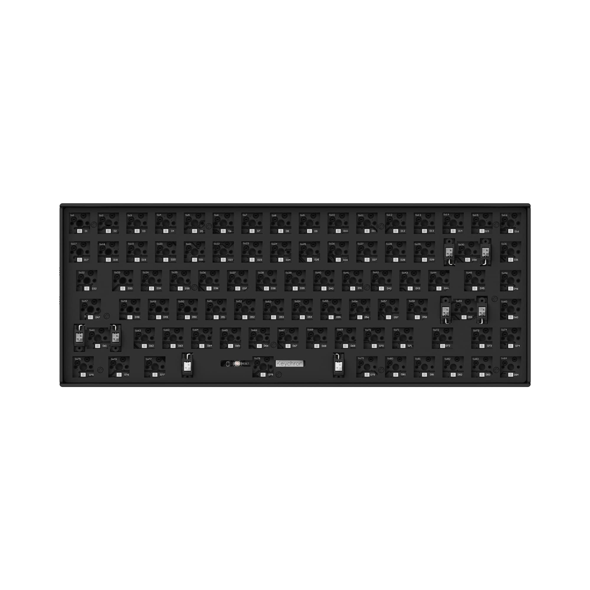 Keychron K2 Pro 75% Wireless Mechanical Keyboard with White Backlight, K Pro Red Switches, Hot-Swappable, Bluetooth/USB-C for Mac/Windows - Perfect for Gaming, Office & Programming (Black)