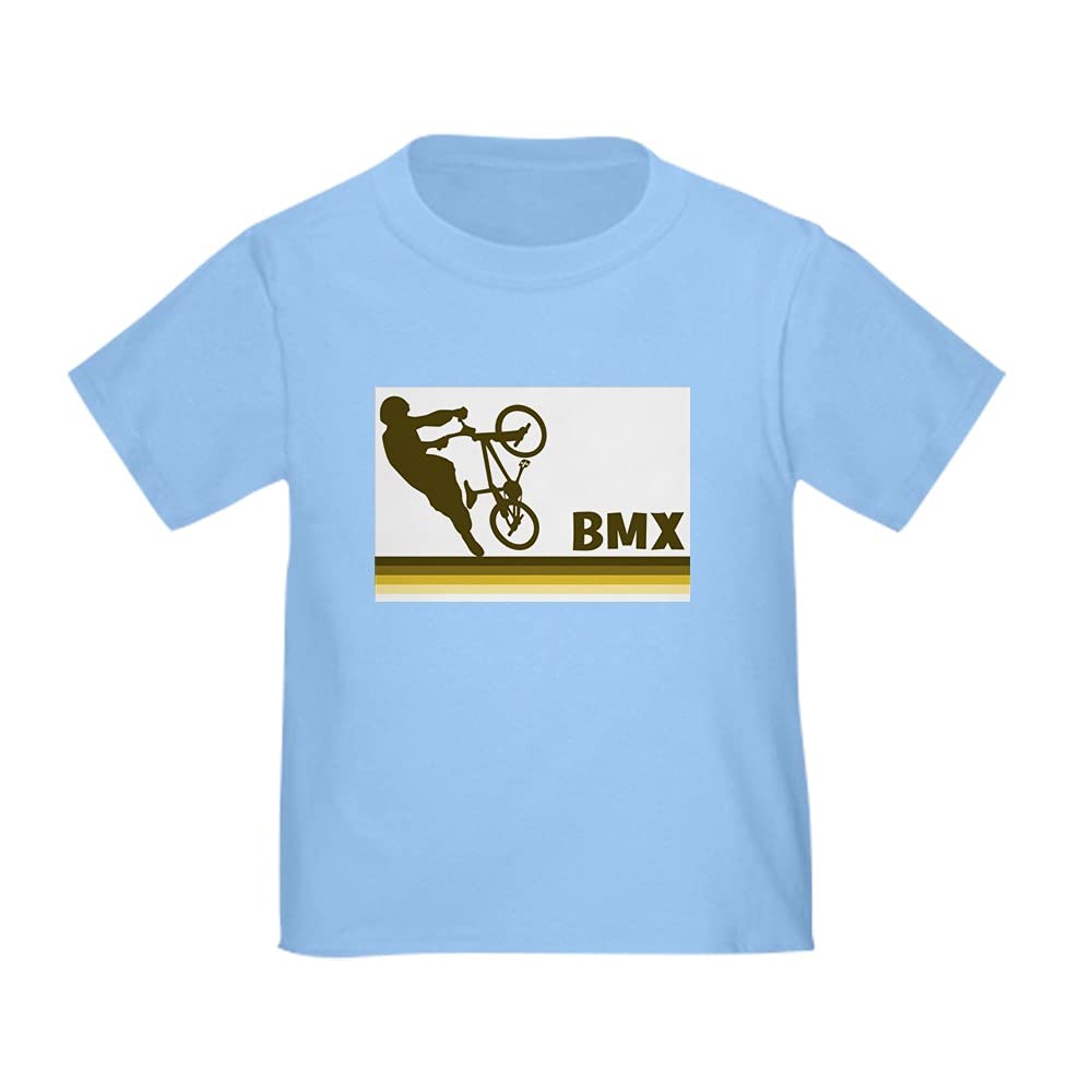 Vintage BMX Toddler T-Shirt - Soft Cotton Kids Tee for Boys & Girls - Perfect for Playdates, Bike Rides & Casual Outfits