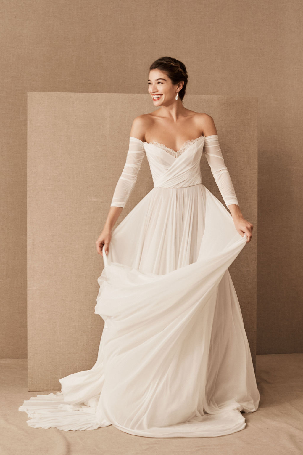 Wtoo by Watters Miles Wedding Gown - Elegant A-Line Bridal Dress for Beach, Garden & Church Ceremonies