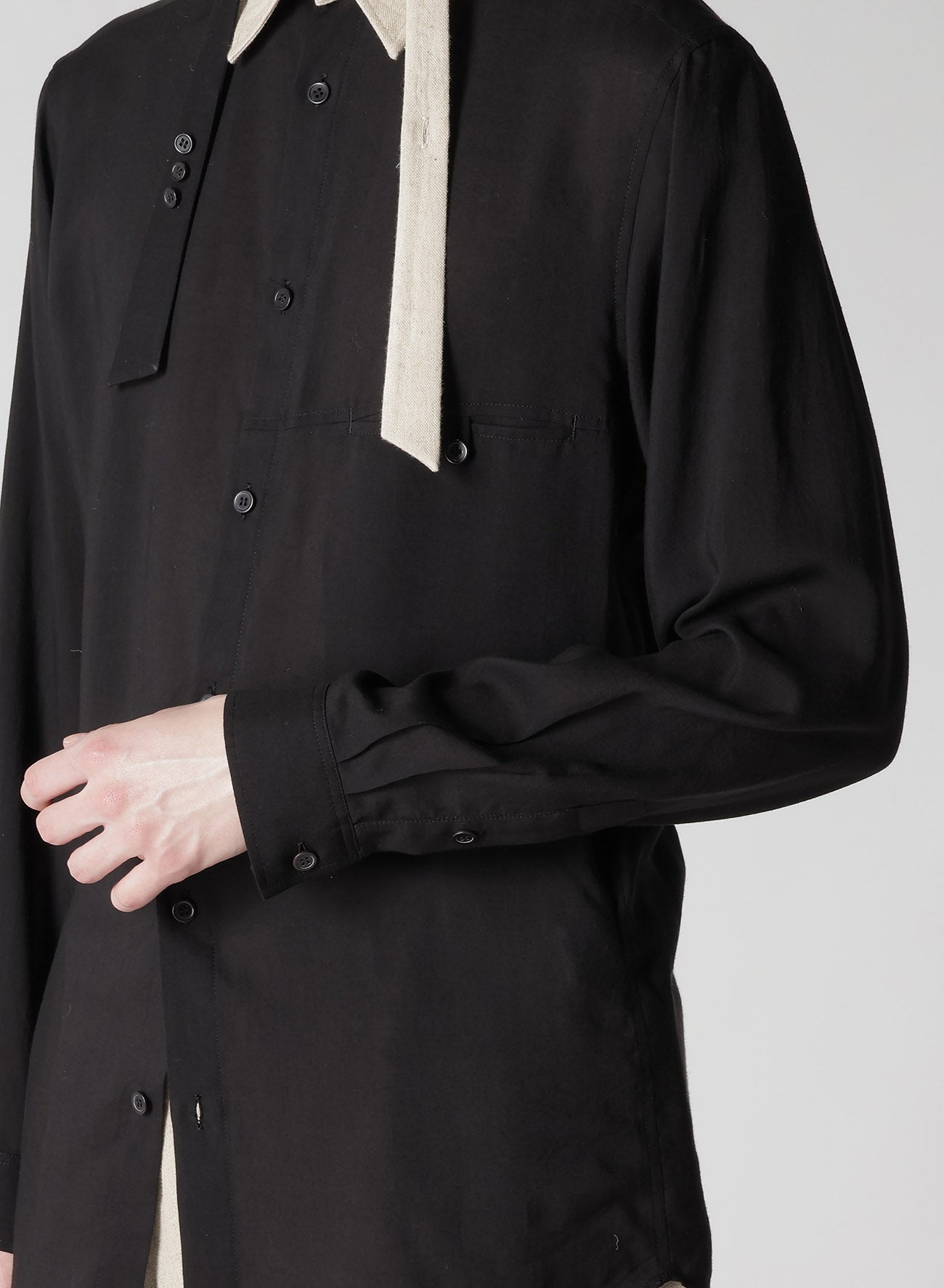 Elegant Cellulose Loan Ribbon Spare Collar Blouse for Women - Perfect for Office Wear, Parties & Special Occasions