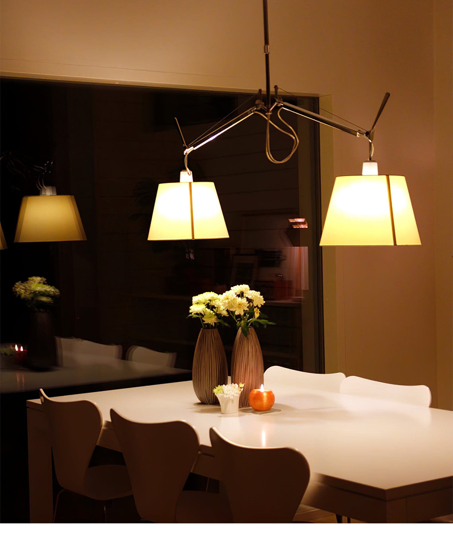 Arcadia Shade Pendant Lamp - Modern Hanging Light Fixture for Kitchen Island, Dining Room & Bedroom | Energy Efficient LED Lighting for Home Decor