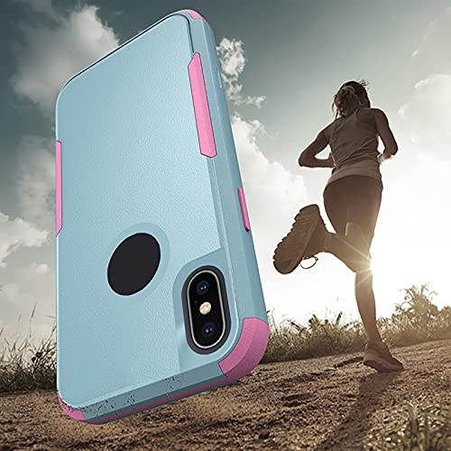 Custom iPhone Xs Max Phone Case - Shockproof, Scratch-Resistant, 3-Layer Protection with Multi-Photo Design | Personalized Gift for Women & Men | Perfect for Travel, Work, and Everyday Use - Pink