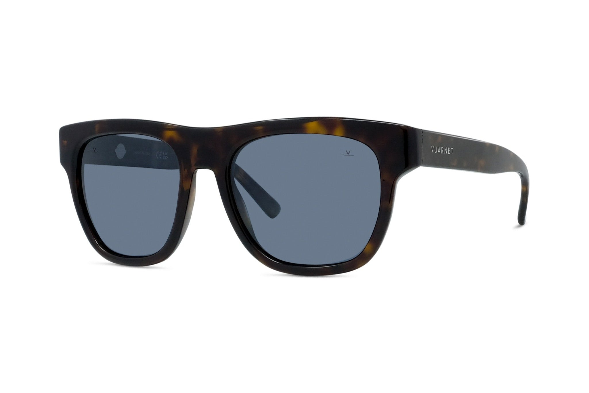 Belvedere 06 Sunglasses - Dark Havana & Blue Polar Aviator Style - UV Protection for Men & Women - Perfect for Driving, Beach & Outdoor Activities