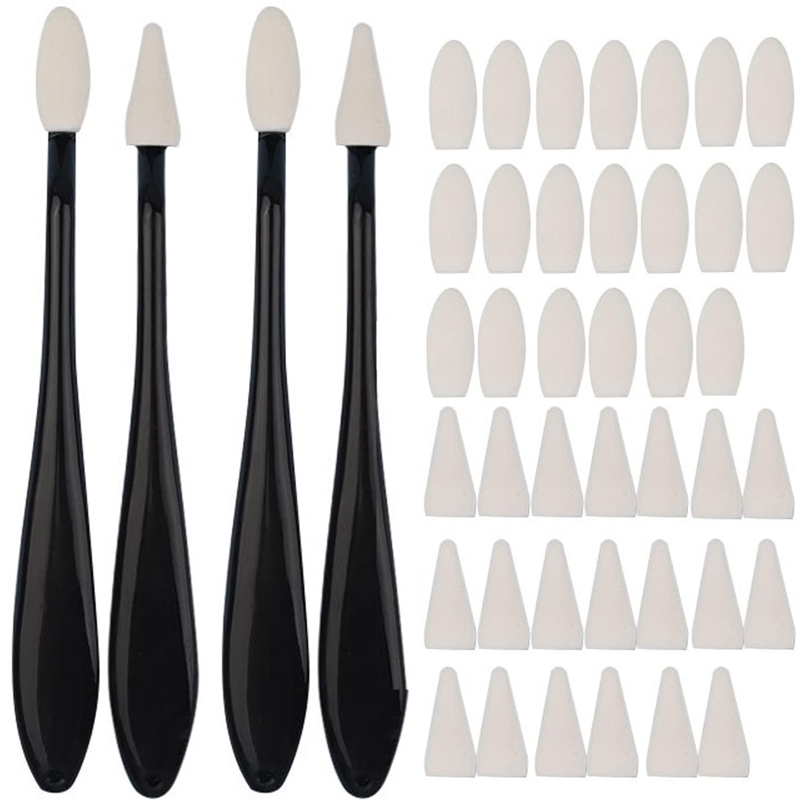 4PCS Paper Art Blending Stumps & Sketch Trimmer Erasers with 2 Head Types & 40 Replacement Sponge Wipes - Professional Drawing Tools for Highlighting, Shadowing, and Correcting - Perfect for Artists, Sketching, and DIY Craft Projects