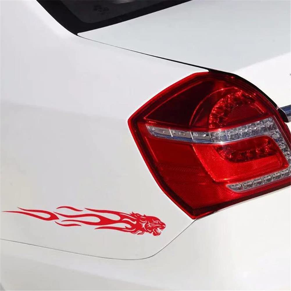 Tiger Flame Car Stickers - Waterproof Decals for Cars & Motorcycles