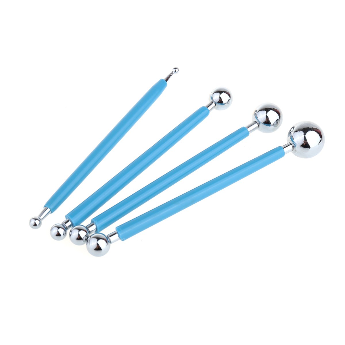 Mandala Dotting Tools Set - 8pcs Paper Flower & Clay Sculpting Tools for Rock Painting & Pottery