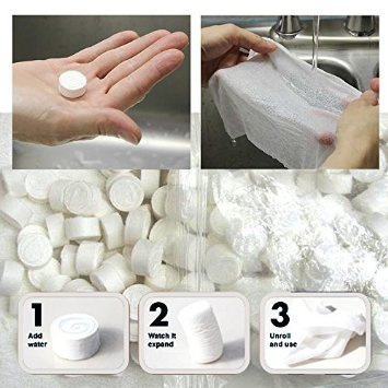 Royal Magic Tablet Coin Tissues (50 Pack) - Premium Soft Paper Napkins for Spa, Hotel & Travel - Disposable Facial Wipes for On-the-Go Hygiene & Luxury Comfort